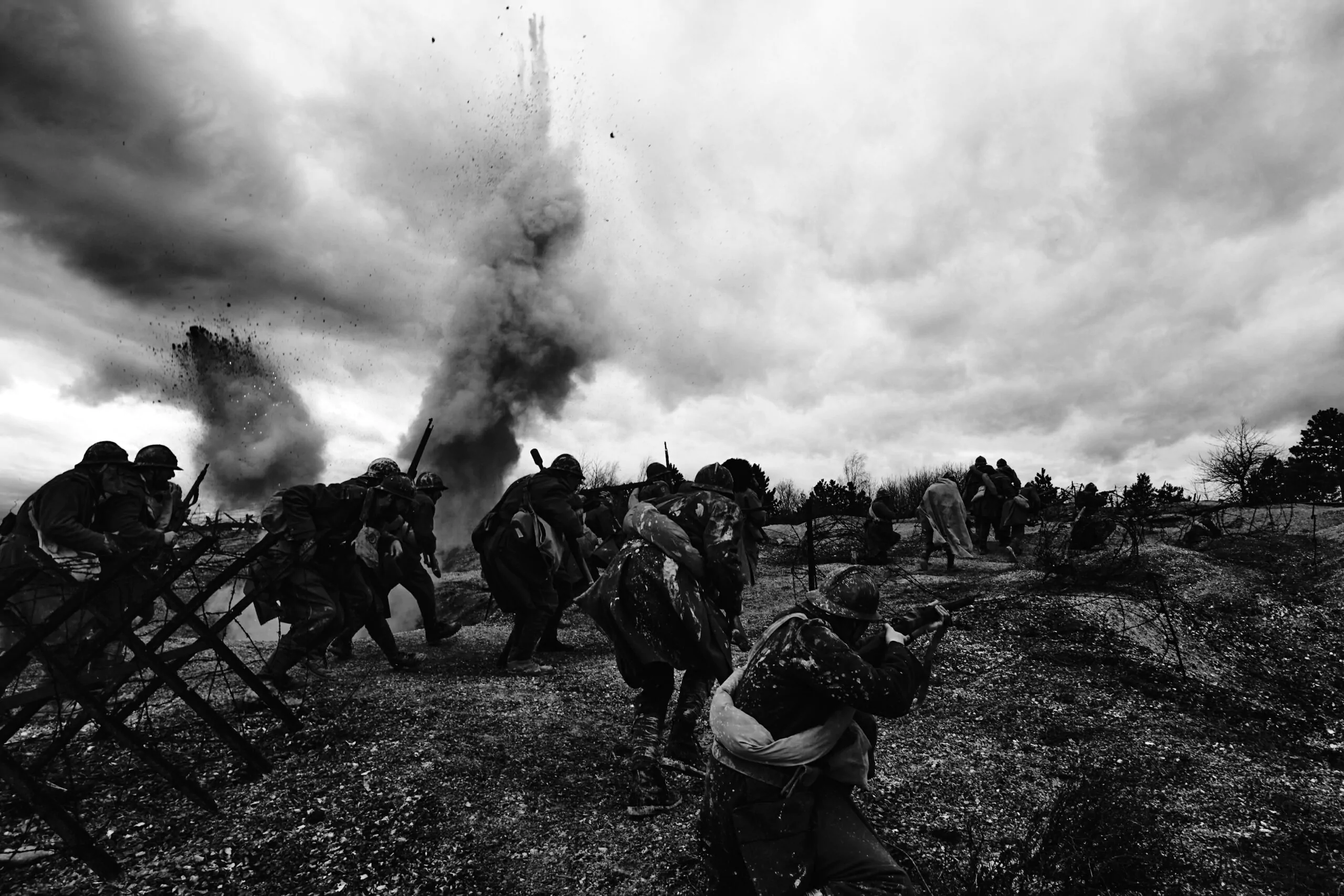 Explosion pyrotechnique