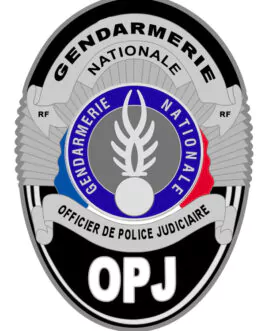 Plaque d&rsquo;identification gendarmerie