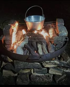 Flamme gaz (montage feu de camp)